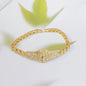 2026 Upgrade 14 Karat Gold Plated Hypoallergenic Sports Wristband - Non-Tarnish Jewelry, Tarnish-Proof Gold Jewelry, Women's Bracelets, Female Gift for TikTokShopBlackFriday Thanksgiving Deal