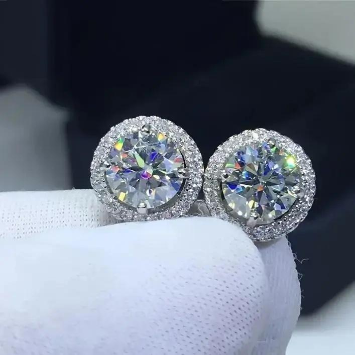 S925 Silver Stud Earrings - Classic &Fashion Ear Jewelry Perfect Birthday Mother'sDay Unisex Gift for Men Women Wedding Set