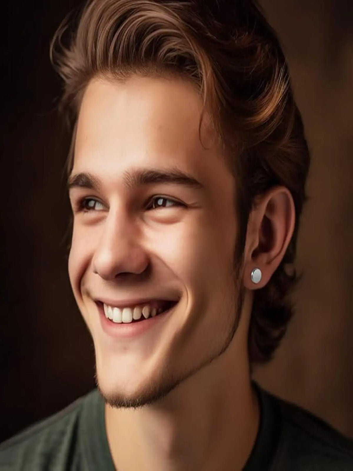 Men's Punk Style Cross & Spiral Design Earrings Set, Fashion Jewelry for Party, Daily Clothing Decor, Trendy All-match & Exquisite Jewelry for Birthday Gift #GLOBAL PICKS