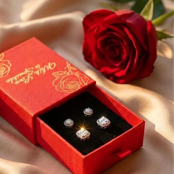 S925 Silver Stud Earrings - Classic &Fashion Ear Jewelry Perfect Birthday Mother'sDay Unisex Gift for Men Women Wedding Set