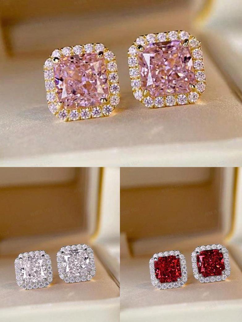 Fashion Elegant Rhinestone Decorated Stud Earrings, Casual Jewelry for Women, Trendy Accessories for Party and Daily Life, Studs Earrings