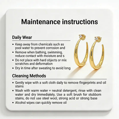 Women's 14K Gold Plated Chunky Hoop Earrings - Native Bold Statement Minimalist, Lightweight Gold Jewelry, Hypoallergenic Fit, Adults' Versatile Daily Accessory to Reach Accessory Goals
