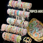 Women's Exquisite Trendy Fashionable Layered Bracelet Set - 15/35/75-Piece Colorful Glass Beads Bracelet Stacks, Boho Stackable Costume Jewelry Gift for Birthdays, Exquisite Trendy Bracelet