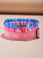 Wwjd Beaded Bracelet With Cross Charm, Exquisite Religious Jewelry Gift For Birthday, Cross Bracelets