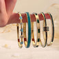 5PCS Elegant Fashion Bangle Bracelet Set Stackable Gold Bangle Bracelet Set for Women - Fashionable Eternal Lightweight Bangle with Pink Friendship & Love Heart Bracelet Jewelry Gift for Her for Parties, Gatherings and Birthday Gifts