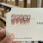 Handmade Press On Nails, Reusable Removable False Nail Art for Women