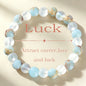 3 Styles Optional, Semitic Style Handmade Colored Suzhou Stone Lucky Bracelet, Attracting Career, Love And Wealth Jewelry, Suitable for Women'S Daily Wear, Party And Beach Party, Stackable, Unisex Jewelry