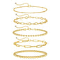 FREEKISS Bracelets For Women Jewelry Sets For Women Cute Tennis Bracelets For Fashion Cuban Link Paperclip Chain Dainty Bracelet Pack Gifts For Women Girls FallDealsForYou BlackFriday
