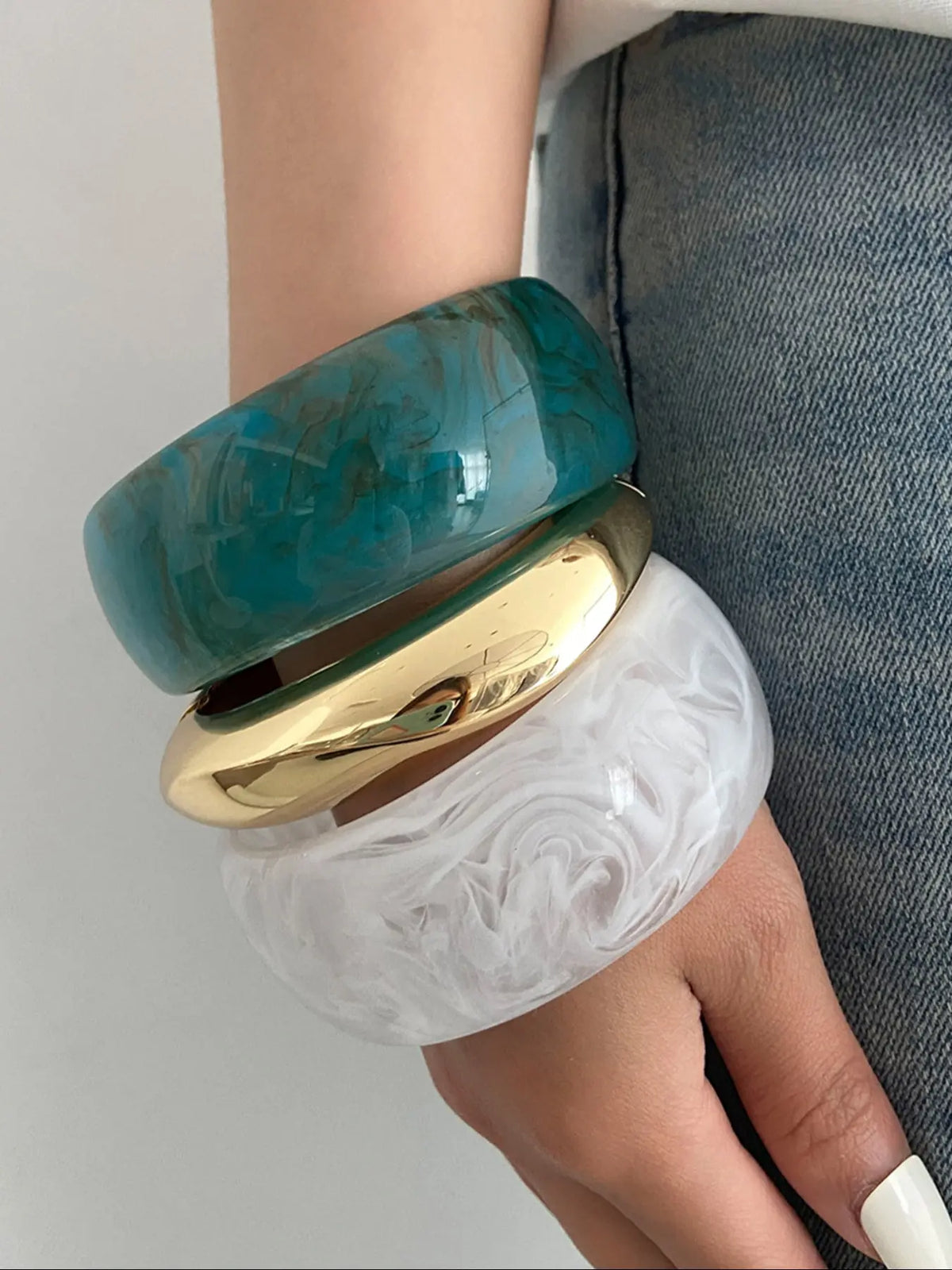 Women's Elegant Minimalist Cuff Bangles Bracelets, Trendy All-match & Exquisite Bangles Bracelets, Chic Gorgeous Jewelry As Gift for Girlfriend, Stackable Cuff Bracelet, Open Cuff Bangle, Cuff Bangle Set, Bracelet Bundle #GLOBAL PICKS