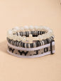Wwjd Beaded Bracelet With Cross Charm, Exquisite Religious Jewelry Gift For Birthday, Cross Bracelets
