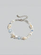 Boho Style Shell & Starfish & Faux Pearl Decorated Bracelet, Fashionable Jewelry for Women & Girls, Pretty Bracelet, Trendy All-match & Exquisite Jewelry for Birthday Gift, Trendy Jewellery Accessories, Pearl Beaded Bracelet, Aesthetic Jewelry