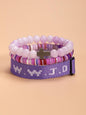 Wwjd Beaded Bracelet With Cross Charm, Exquisite Religious Jewelry Gift For Birthday, Cross Bracelets