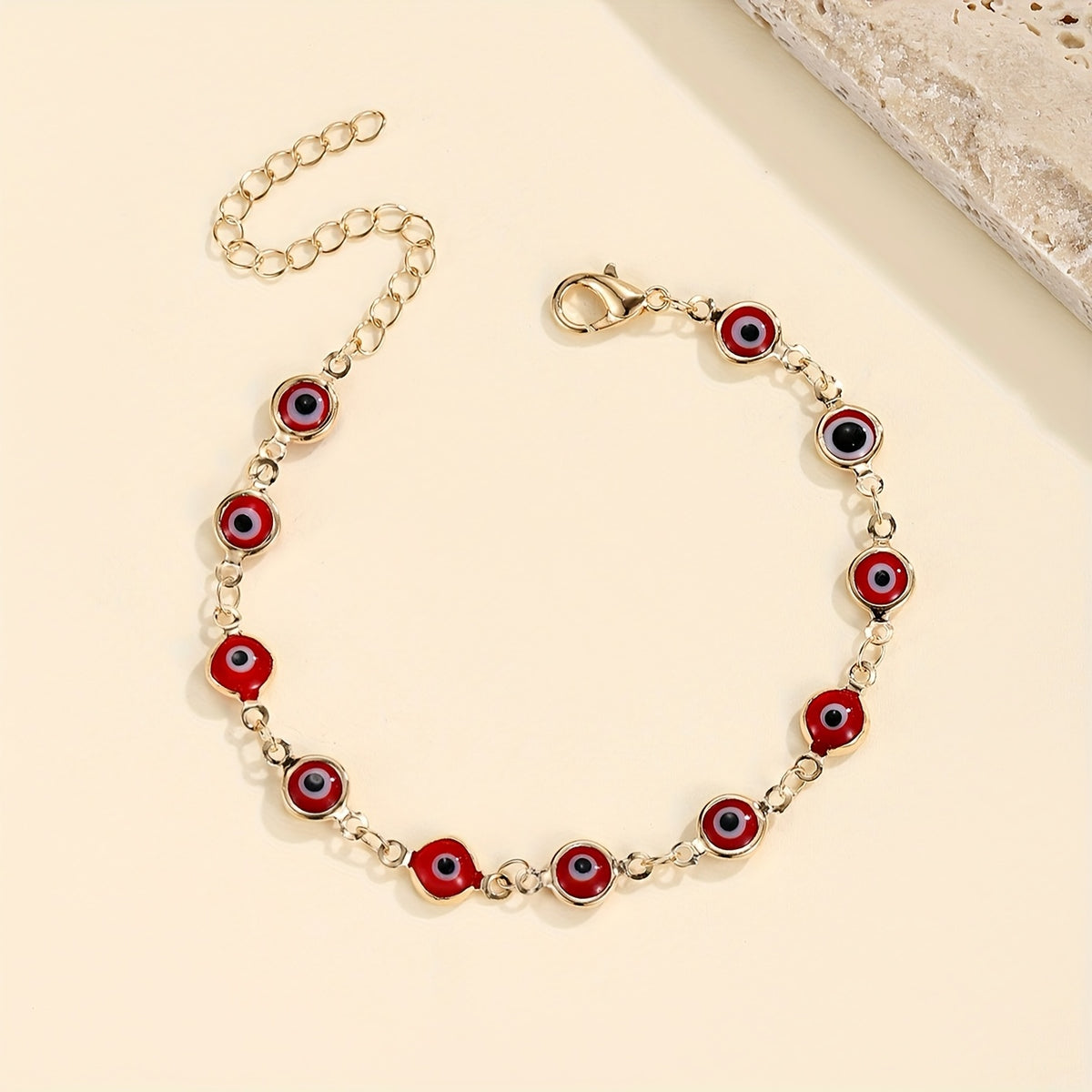 Multi-Color Eye Element Adjustable Bracelet, Balancing Fashion And Individuality. Flexible Adjustable Design, Suitable for Various Wrists, Injecting Unique Style Into Your Look, Easily Handling Different Occasions
